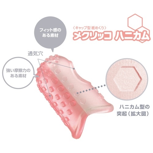 プラス PLUS 指サック メクリッコ ハニカム Sサイズ2個入 カラーミックス KM-301H 44-727 1袋(ご注文単位1袋)【直送品】