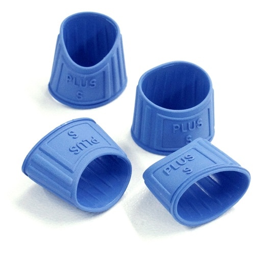 プラス PLUS 指サック メクリッコ ラバー リング型 ブルー Sサイズ 徳用20個入 44-769 S 1箱(ご注文単位1箱)【直送品】