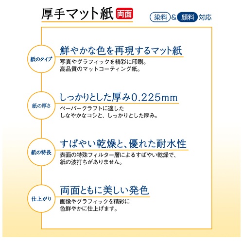 プラス PLUS インクジェット用紙 厚手マット紙 両面 A4判 20枚入 IT-W122MC 46-117 1冊（ご注文単位1冊）【直送品】