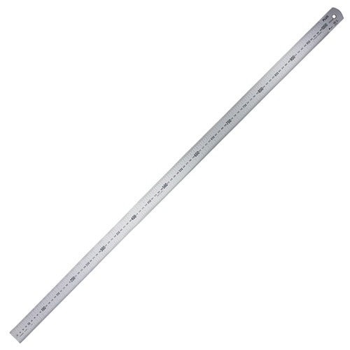 プラス PLUS ステンレス直尺 シルバー【目盛りの長さ100cm×厚さ1.5mm】47-744 1本(ご注文単位1本)【直送品】