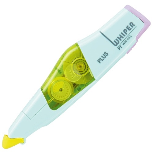 プラス PLUS 修正テープ ホワイパーPT 4mm WH-644 ペールグリーン 48-755 1個(ご注文単位1個)【直送品】