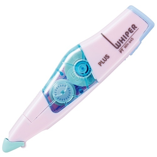 プラス PLUS 修正テープ ホワイパーPT 5mm WH-645 ペールピンク 48-757 1個(ご注文単位1個)【直送品】