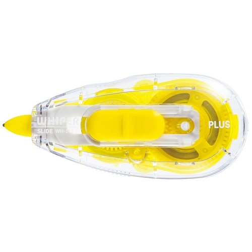 プラス PLUS ホワイパースライド本体6mm YL(49554)WH-116 YL 1個(ご注文単位1個)【直送品】