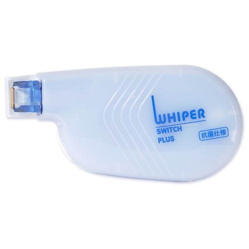 プラス PLUS 修正テープ ホワイパースイッチ 抗菌仕様 5mm 本体 簡易包装 WH-1515-AB 51-739 ホワイト 1個(ご注文単位1個)【直送品】