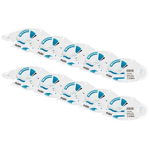 プラス PLUS テープのりプロドット8.4替え抗菌仕様 1箱(ご注文単位1箱)【直送品】