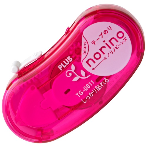 プラス PLUS ノリノビーンズT-0811 CPK54411 クリアピンク 1個(ご注文単位1個)【直送品】