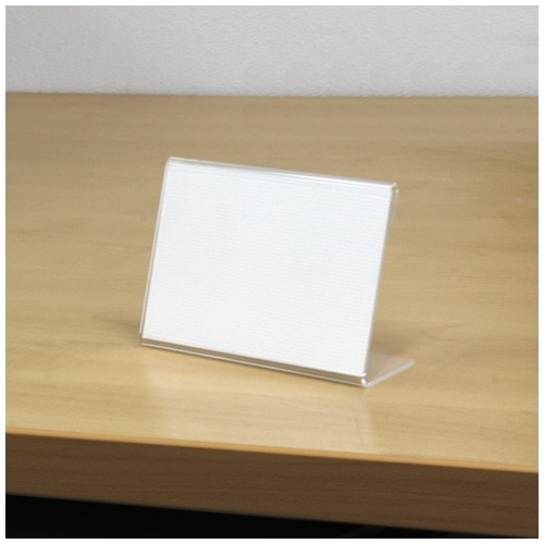 プラス PLUS カード立て L型カード立て CT-104L 62-114 1個(ご注文単位1個)【直送品】