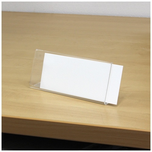 プラス PLUS カード立て L型カード立て CT-105L 62-115 1個(ご注文単位1個)【直送品】