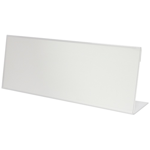 プラス PLUS カード立て アクリル L型 W300×D50×H105mm CT-100L 62-208 1個(ご注文単位1個)【直送品】