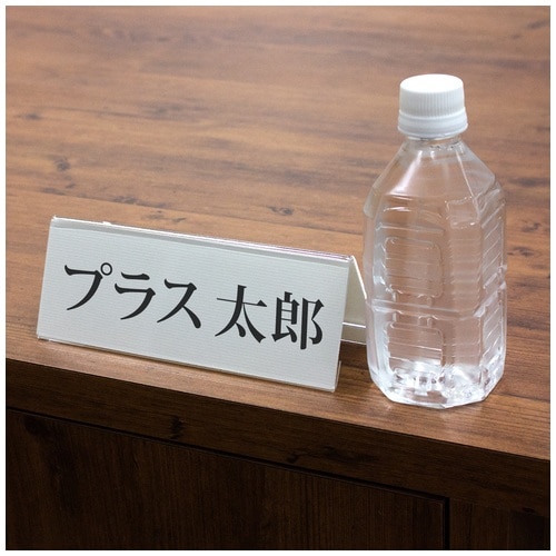 プラス PLUS カード立て アクリル V型 W180×D60×H69mm CT-103V 62-214 1個(ご注文単位1個)【直送品】