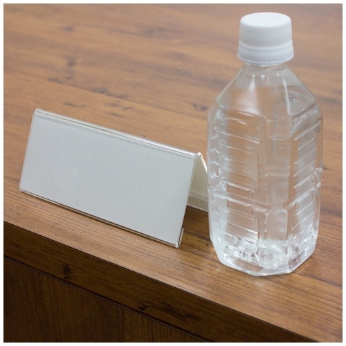 プラス PLUS カード立て アクリル V型 W150×D56×H64mm CT-104V 62-215 1個(ご注文単位1個)【直送品】