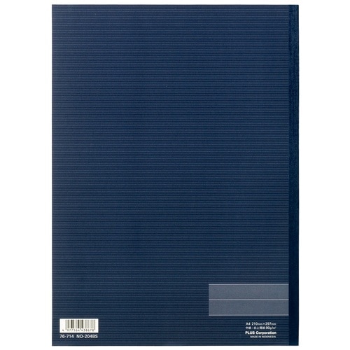プラス PLUS ノートブック1号(A4)B罫40枚 NO-204BS 76-714 10冊/袋(ご注文単位1袋)【直送品】