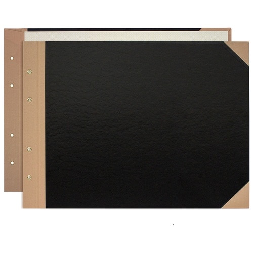 プラス PLUS とじ込表紙 B4横 4穴 FL-004TU 77-151 黒 5組/束(ご注文単位1束)【直送品】