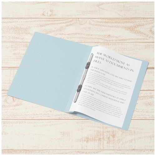 プラス PLUS フラットファイル ノンステッチ 031N B5S ロイヤルブルー 78-041 1袋（ご注文単位1袋）【直送品】