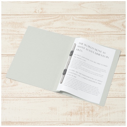 プラス PLUS フラットファイル ノンステッチ 031N B5S グレー 78-049 1袋(ご注文単位1袋)【直送品】