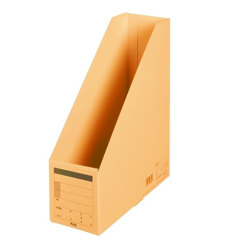 プラス PLUS ボックスファイル A4-S FL-052BF イエロー 78-077 1冊(ご注文単位1冊)【直送品】