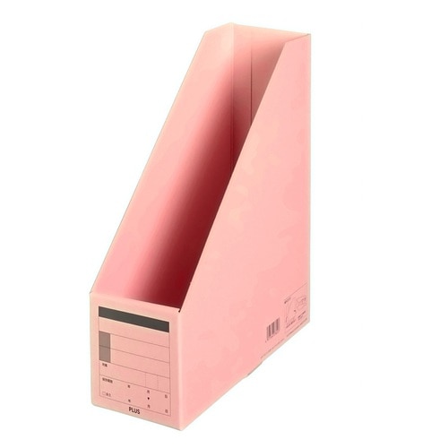 プラス PLUS ボックスファイル A4-S FL-052BF ピンク 78-078 1冊(ご注文単位1冊)【直送品】