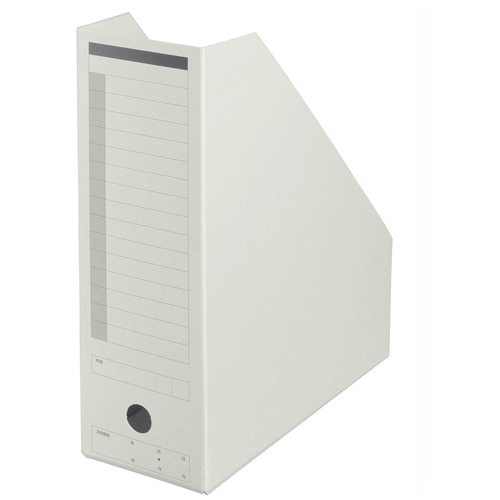 プラス PLUS ボックスファイル A4-S FL-052BF グレー 78-079 1冊(ご注文単位1冊)【直送品】