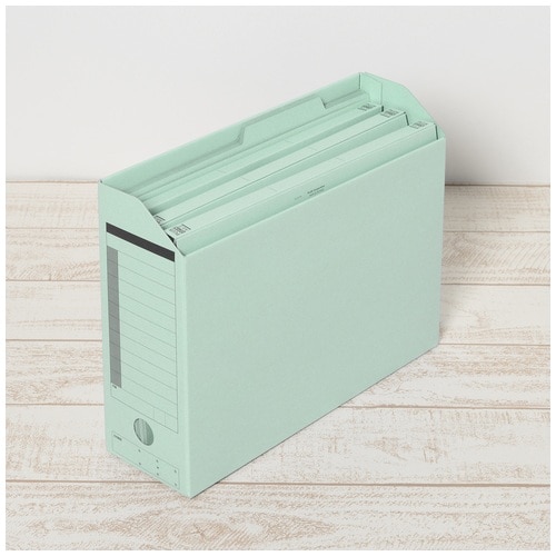 プラス PLUS ボックスファイル A4-E FL-051BF ブルー 78-080 1袋(ご注文単位1袋)【直送品】