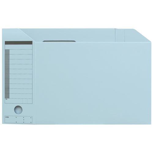 プラス PLUS ボックスファイル A4-E FL-051BF ロイヤルブルー 78-085 1冊(ご注文単位1冊)【直送品】