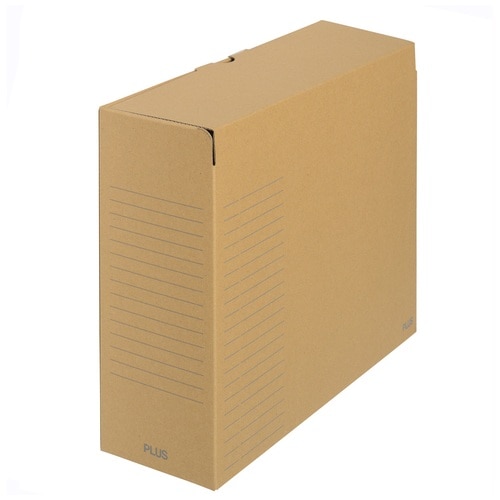 プラス PLUS ボックスファイル・フタ付 A4-E FL-081BF 78-090 1袋(ご注文単位1袋)【直送品】