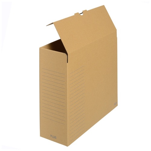 プラス PLUS ボックスファイル・フタ付 A4-E FL-081BF 78-090 1袋(ご注文単位1袋)【直送品】