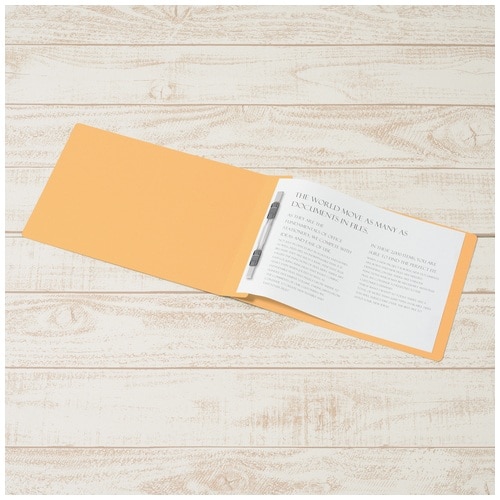 プラス PLUS フラットファイル ノンステッチ 032N B5E イエロー 78-307 1袋（ご注文単位1袋）【直送品】