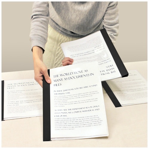 プラス PLUS レポートファイル W No.33 A4-S ホワイト 78-565 1冊(ご注文単位1冊)【直送品】