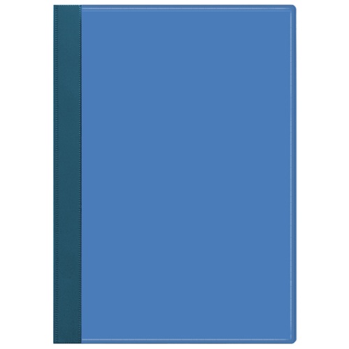 プラス PLUS レポートファイル W No.33 A4-S ブルー 78-573 1冊(ご注文単位1冊)【直送品】