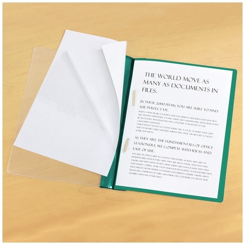 プラス PLUS レポートファイル W No.33 A4-S グリーン 78-581 1冊（ご注文単位1冊）【直送品】