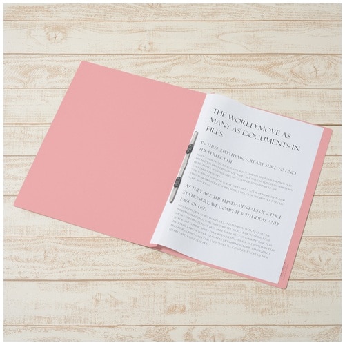 プラス PLUS フラットファイル ノンステッチ 001N A3S ピンク 79-078 1袋(ご注文単位1袋)【直送品】