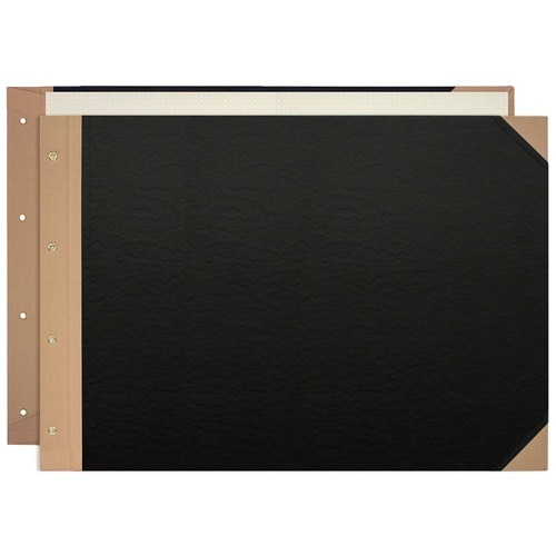 プラス PLUS とじ込表紙 A3横 4穴 FL-002TU 79-219 黒 1組(ご注文単位1組)【直送品】