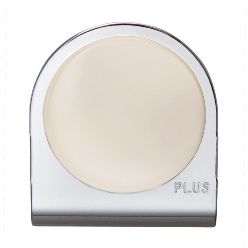 プラス PLUS カラーマグネットクリップ 大 ホワイト クリップ幅43mm 80-565 1個(ご注文単位1個)【直送品】