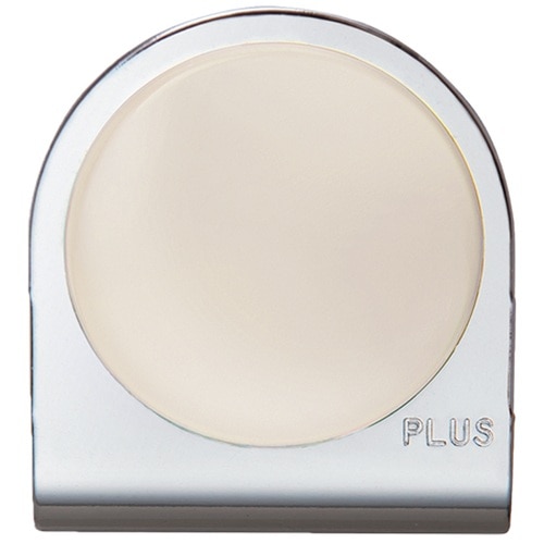 プラス PLUS カラーマグネットクリップ 小 ホワイト クリップ幅34mm 80-570 1個(ご注文単位1個)【直送品】