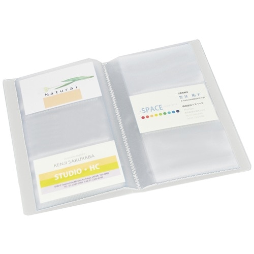 プラス PLUS カードホルダーFL-301NS クリアー 82435 FL-301NS CL 1冊(ご注文単位1冊)【直送品】