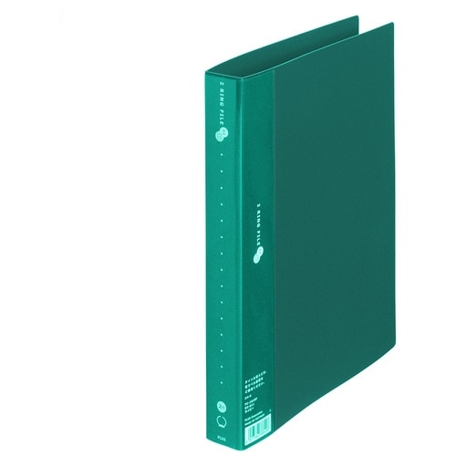 プラス PLUS リングファイル 2穴 スーパーエコノミー A4縦 背幅35mm 83-013 グリーン FC-101RF/83-013 1冊(ご注文単位1冊)【直送品】