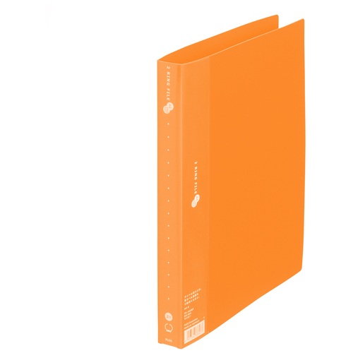 プラス PLUS リングファイル 2穴 スーパーエコノミー A4縦 背幅29mm 83-024 イエロー 1冊(ご注文単位1冊)【直送品】