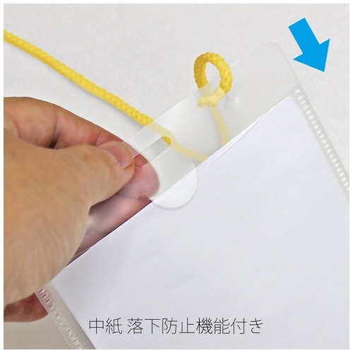 プラス PLUS 名札 ネームタッグ 吊り下げタイプ イベント用 展示会用 50枚入 イエロー 84-706 1袋(ご注文単位1袋)【直送品】