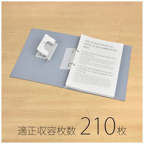 プラス PLUS リングファイル PP A4縦 2穴 背幅37mm 87-004 ブルー 1冊(ご注文単位1冊)【直送品】