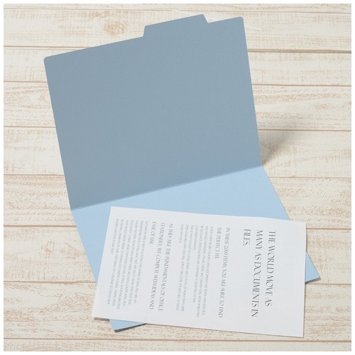 プラス PLUS 個別フォルダー FL-061IF ロイヤルブルー A4-E 87-061 10枚/袋(ご注文単位1袋)【直送品】