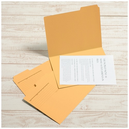 プラス PLUS カットフォルダー 3山 063IF A4-E イエロー 87-207 1袋(ご注文単位1袋)【直送品】