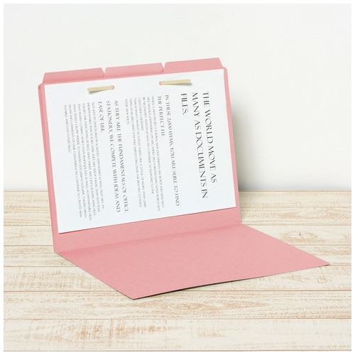 プラス PLUS カットフォルダー 3山 063IF A4-E ピンク 87-208 1袋(ご注文単位1袋)【直送品】