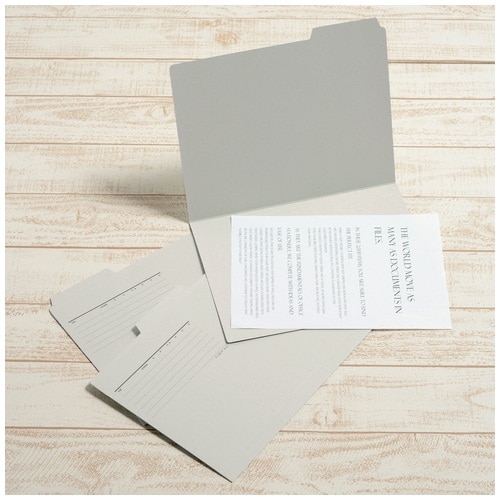 プラス PLUS カットフォルダー 3山 063IF A4-E グレー 87-209 1袋(ご注文単位1袋)【直送品】