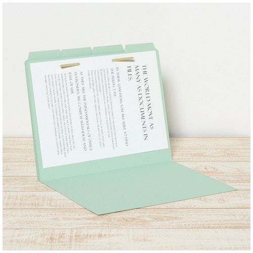 プラス PLUS カットフォルダー 4山 064IF A4-E ブルー 87-235 1袋(ご注文単位1袋)【直送品】