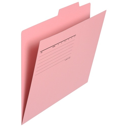 プラス PLUS 個別フォルダーエコノミー 10枚 A4横 FL-081IF 87-289 ピンク 1袋(ご注文単位1袋)【直送品】