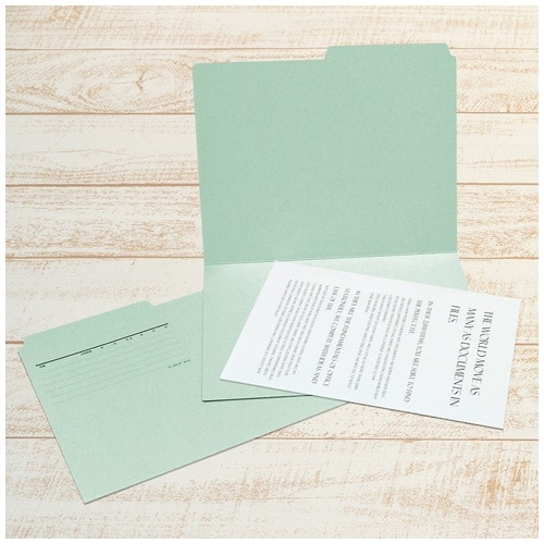 プラス PLUS カットフォルダー A4横マチなし 2山5組10枚 FL-062IF 87-335 ブルー 1袋(ご注文単位1袋)【直送品】