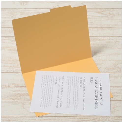 プラス PLUS 個別フォルダー FL-069IF A3-E イエロー 87-427 10枚/袋（ご注文単位1袋）【直送品】