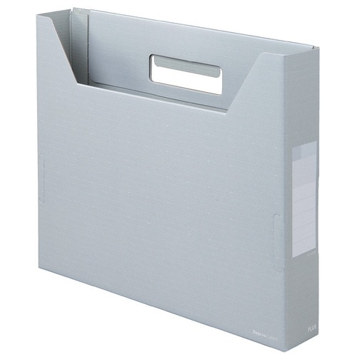 プラス PLUS ボックスファイルスリムA4SL FL-022BF 87617 1冊(ご注文単位1冊)【直送品】