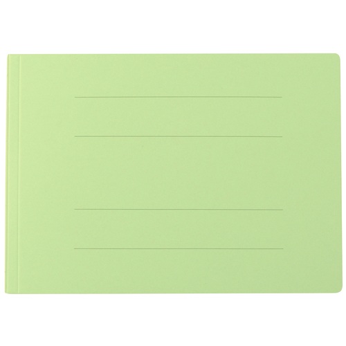 プラス PLUS フラットファイル 厚とじ A4-E 500枚とじ グリーン 87-996 1袋(ご注文単位1袋)【直送品】