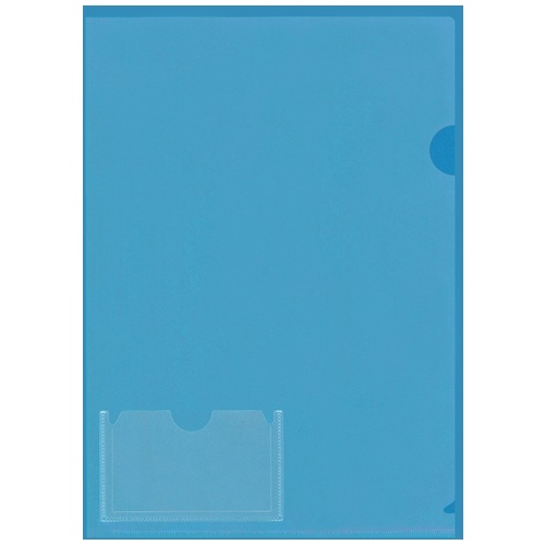 プラス PLUS クリアホルダー A4 カード/名刺ポケット付 10枚 FL-180HO 88-146 1袋(ご注文単位1袋)【直送品】